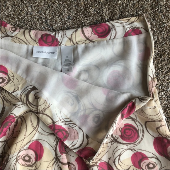 Liz Claiborne ~ Handkerchief Skirt - Silk & Cotton - Picture 6 of 12